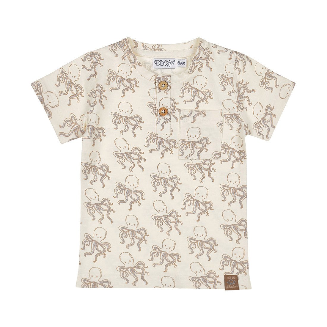 Camiseta con pulpos - Kool KidsDIRKJEKool KidsP54566Camiseta con pulpos2 AñosOff White